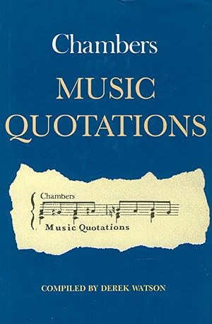Chambers Music Quotations