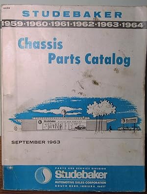 Studebaker 1959, 1960, 1961, 1962, 1963, 1964 Chassis Parts Catalog, Passenger Car
