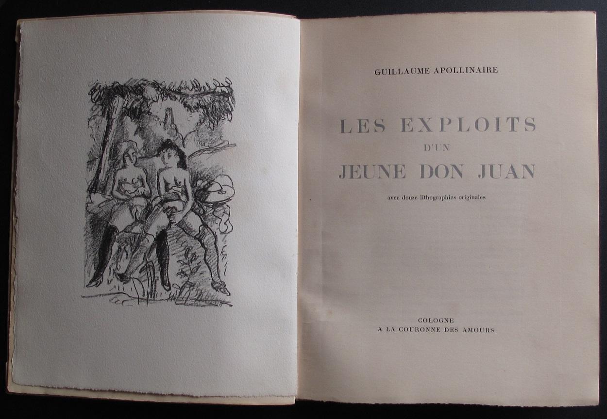 Exploits Of A Young Don Juan 1986 Gianfranco Mingozzi Deutsch Les Exploits d'un Jeune Don Juan - avec douze lithographies originales par Apollinaire