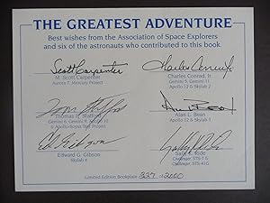 The Greatest Adventure: Apollo 13 & Other Space Adventures by Those Who Flew Them! (Signed by Six...
