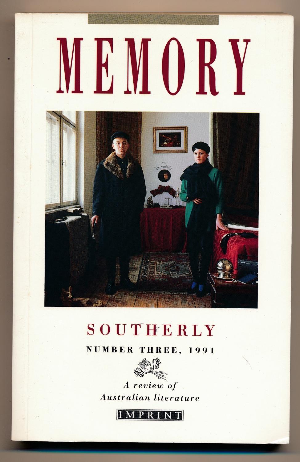 MEMORY A Review of Australian Literature. Southerly: the Magazine of the  English Association (Sydney Branch)