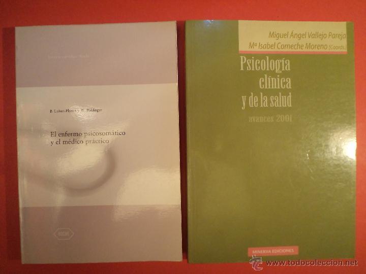 PSICOLOGÍA CLINICA Y DE LA SALUD, AVANCES 2001. Miguel Ángel Vallejo Pareja y Mª Isabel Comeche Moreno. Minerva Ediciones. Impreso en España, 2004. ISBN: 84-88123-30-2. Contiene 333 páginas con algún subrayado en texto. Tamaño: 17x24 cm. Rustica ilustrada - Detallado en descripción.