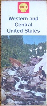 Western and Central United States Road Map