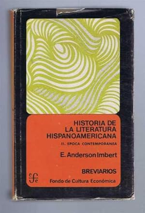 anderson imbert enrique historia de la literatura hispanoamericana