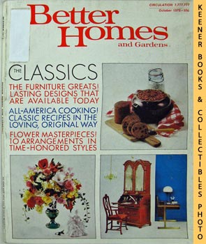 Better Homes And Gardens Magazine (October 1970 Vol. 48, No. 10 Issue)