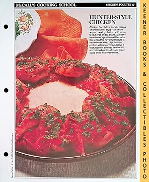 McCall's Cooking School Recipe Card: Chicken, Poultry 17 - Chicken Cacciatore With Polenta (Repla...