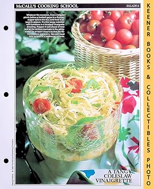 McCall's Cooking School Recipe Card: Salads 6 - Coleslaw With Tomatoes (Replacement McCall's Reci...