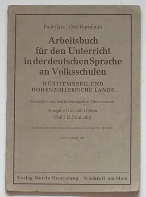 Arbeitsbuch für den Unterricht in der deutschen Sprache an Volksschulen Württemberg und Hohenzoll...