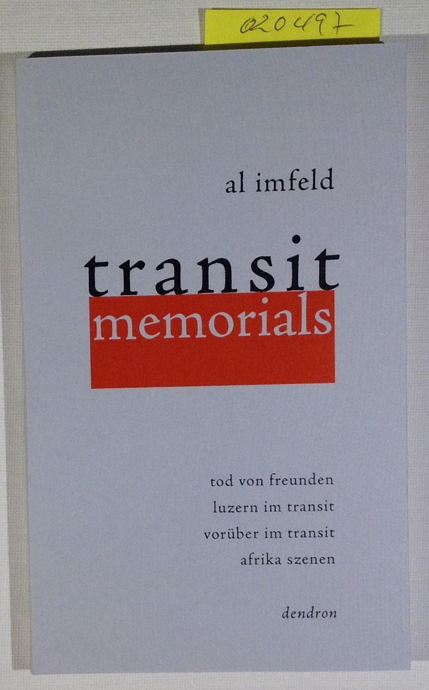 Imfeld, Al - transit memorials