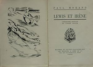 Lewis et Irène. Lithographies originales de André Hofer. Paris, 1926