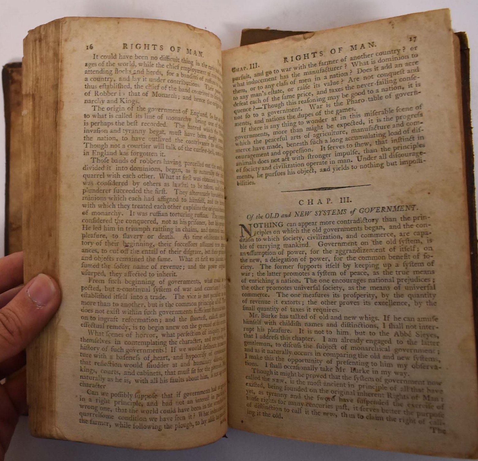 Dissertation on first principles of government thomas paine
