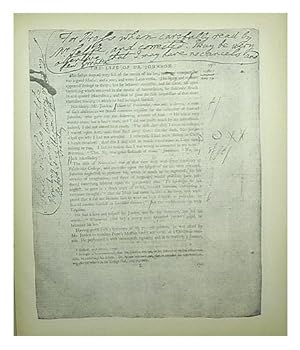 Reproduction of some of the original proof sheets of Boswell?s Life of Johnson.