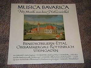 Alte Musik aus dem Pfaffenwinkel. Benediktbeuren - Ettal - Oberammergau - Rottenbuch - Steingaden...