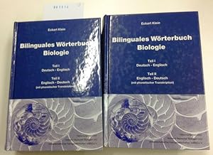 Bilinguales Wörterbuch Biologie: Teil I Deutsch-Englisch /Teil II Englisch-Deutsch