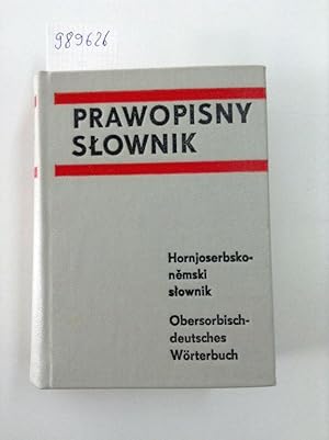 Hornjoserbskonemski slownik. Obersorbisch-deutsches Wörterbuch