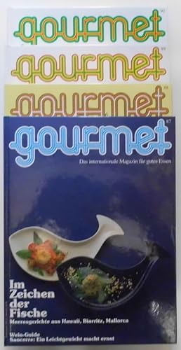 Gourmet - Das internationale Magazin für gutes Essen Jahrgang 1998 Bd. 87-90.