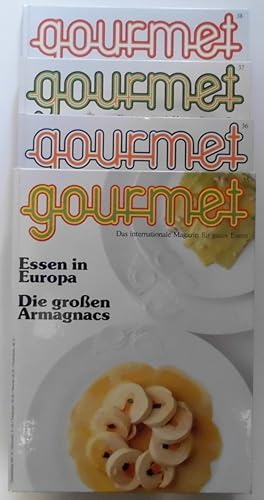 Gourmet - Das internationale Magazin für gutes Essen Jahrgang 1985 Bd. 35-38.