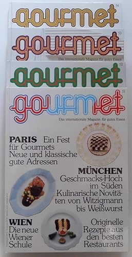 Gourmet - Das internationale Magazin für gutes Essen Jahrgang 1989 Bd. 51-54.