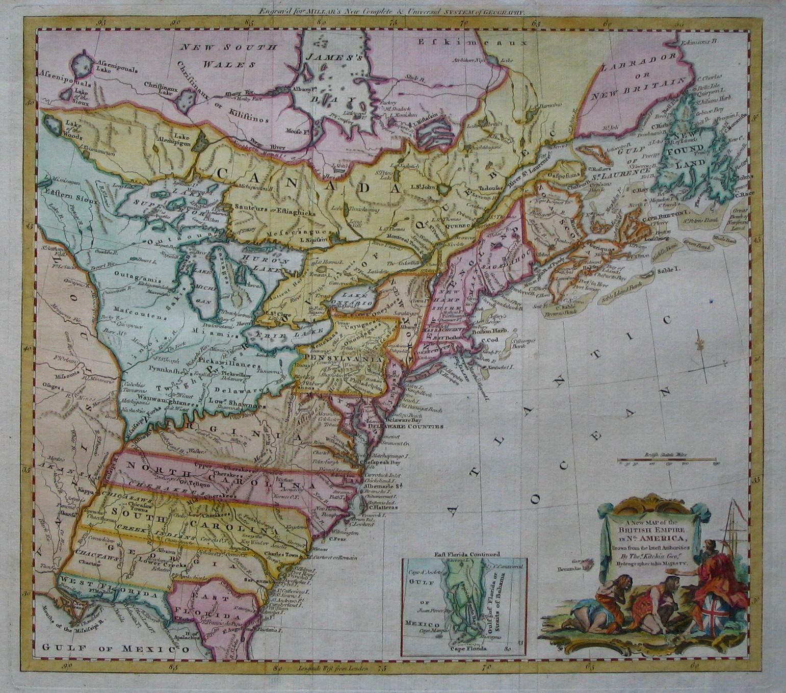 modern daymap of north america in 1784 modern daymap of north america in 1784
