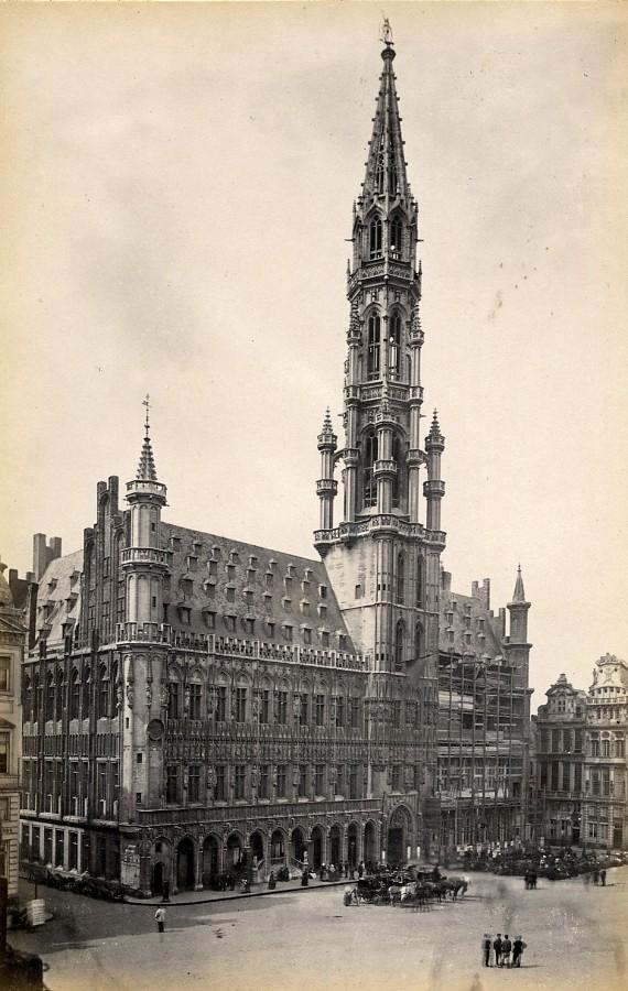 Old brussels city hall