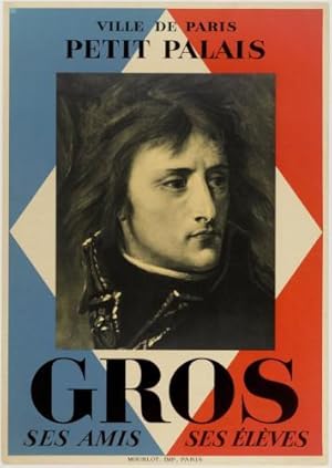 affiche de l'exposition "Gros ses amis ses élèves" Mourlot