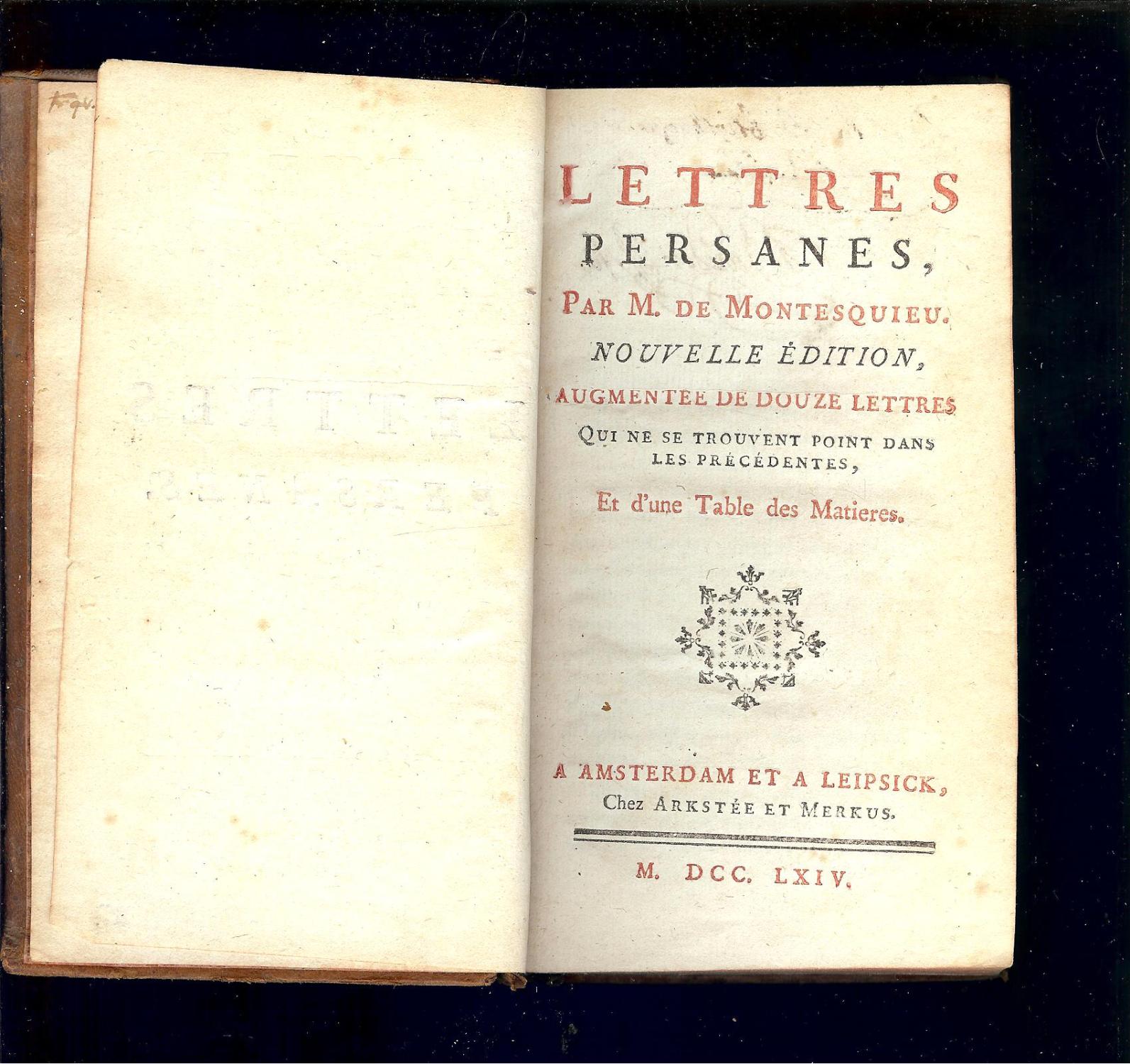 les lettres persane