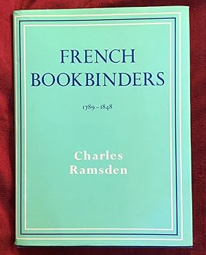 French Bookbinders, 1789-1848. Reprint Edition