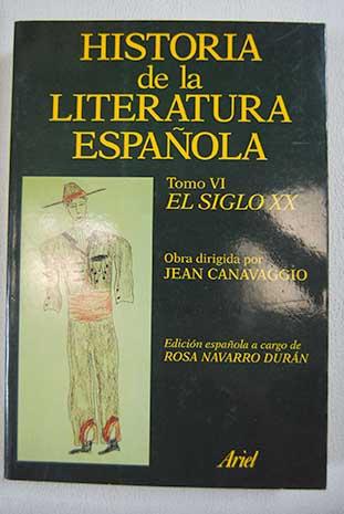 Historia de la literatura española