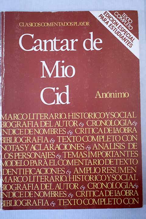 Cantar de mío Cid