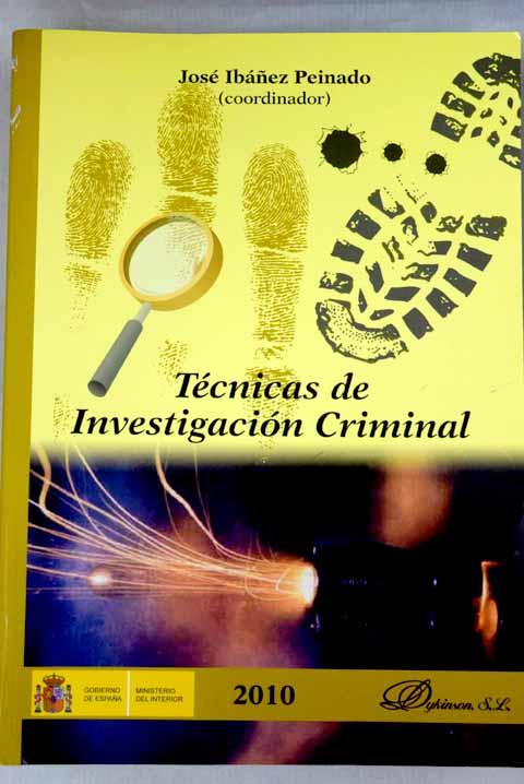 Técnicas de investigación criminal