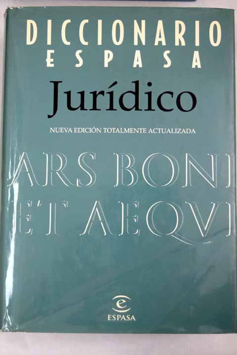 diccionario juridico espasa
