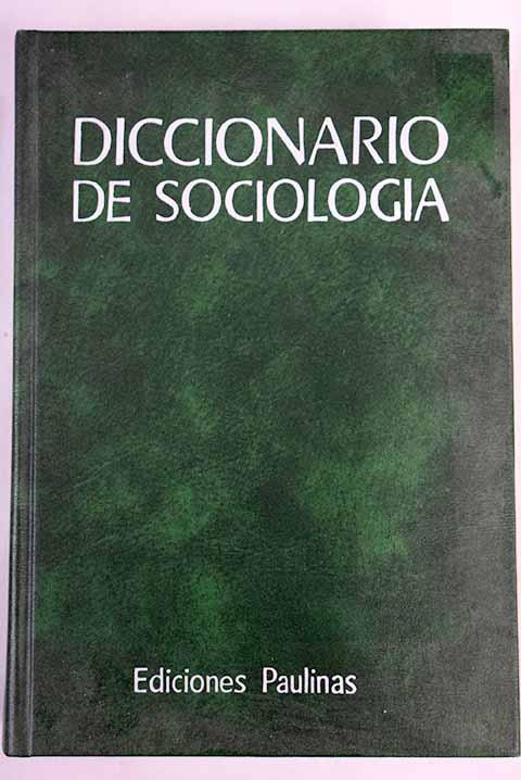 Diccionario de sociología