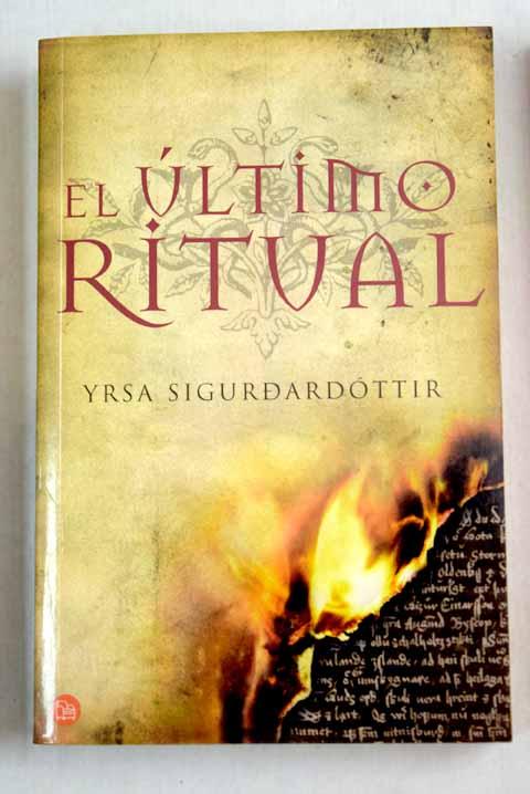 El último ritual - Sigurdardóttir, Yrsa