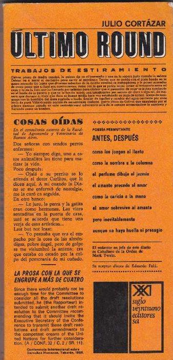 Último round (Tomos I y II) - Cortázar, Julio [Bruselas, 1914 - Paris, 1984]