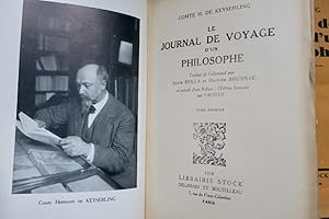 Keyserling Le Journal De Voyage D'un Philosophe (2 tomes)