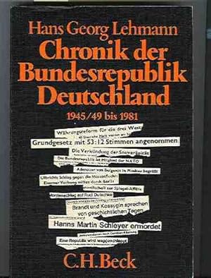 Chronik der Bundesrepublik Deutschland 1945/49 bis 1981