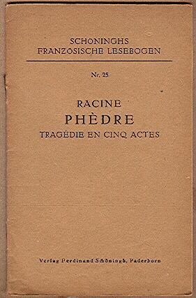 Phedre - Tragedie en cinq actes