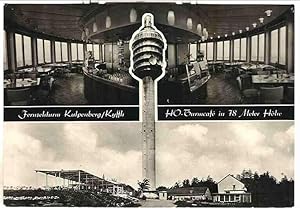 Alte Ansichtskarte/AK/Postkarte: ?Fernsehturm Kulpenberg / Kyffh. - HO-Turmcafé in 78 Meter Höhe"...