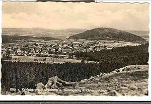 Alte Ansichtskarte/AK/Postkarte: Blick v. Kahleberg auf Altenberg u. Geisingberg Osterzgebirge