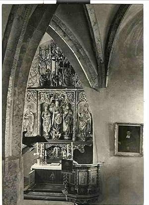 Alte Ansichtskarte/AK/Postkarte: St.-Niklas-Kirche zu Ehrenfriedersdorf - Durchblick zum Hans-Wit...