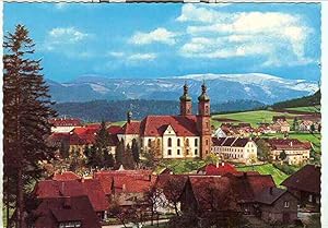 Alte Ansichtskarte/AK/Postkarte: St. Peter / Schwarzwald - Seminar und Pfarrkirche, erbaut von Pe...