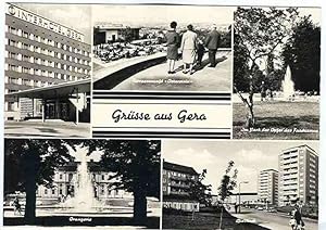 Alte Ansichtskarte/AK/Postkarte: Grüsse aus Gera