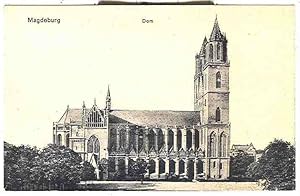 Alte Ansichtskarte/AK/Postkarte: Magdeburg - Dom