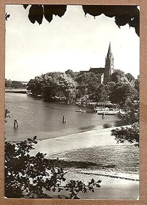 Alte Ansichtskarte/AK/Postkarte: Röbel (Müritz) - Blick zur Kirche