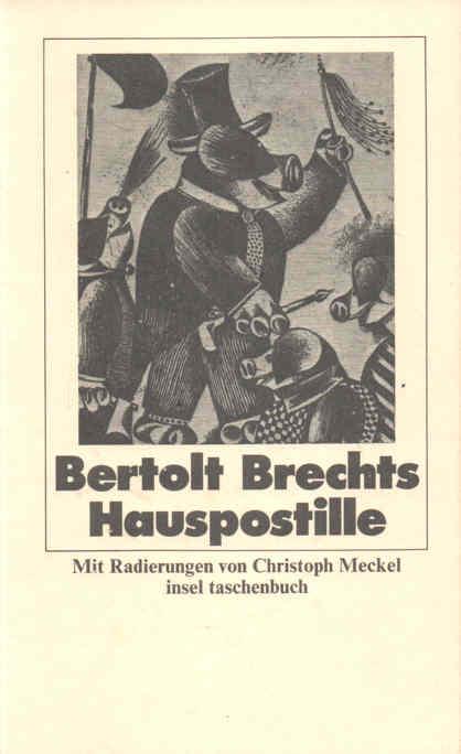 Bertolt Brechts Hauspostille - Brecht, Bertolt (Christoph Meckel, illus.)