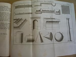 La science des ombres par rapport au dessein avec le dessinateur au cabinet et a l`armee-1750-Paris