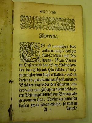 Warhaffte und Grundliche Relation, 1683, Vienna
