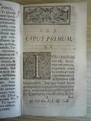 Dissertatio Philosophica de Vera Fortitudine Militari, 1725, Holmia/Stockholm.