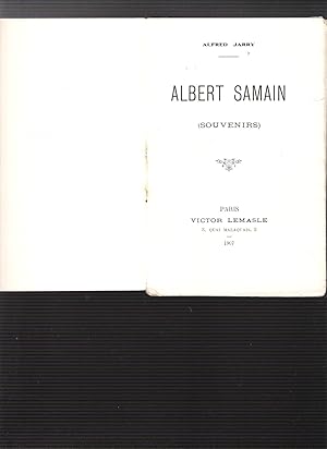 Albert Samain (Souvenirs