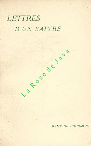 Lettres d'un satyre.